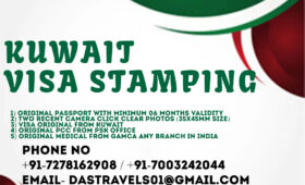 kuwait work visa stamping